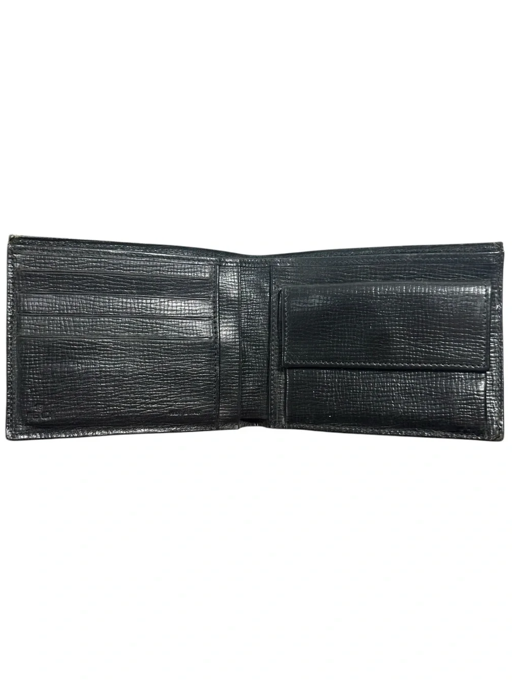 FENDI Graphite Black & Gray Zucca Coated Canvas & Leather Men’s Bifold Wallet